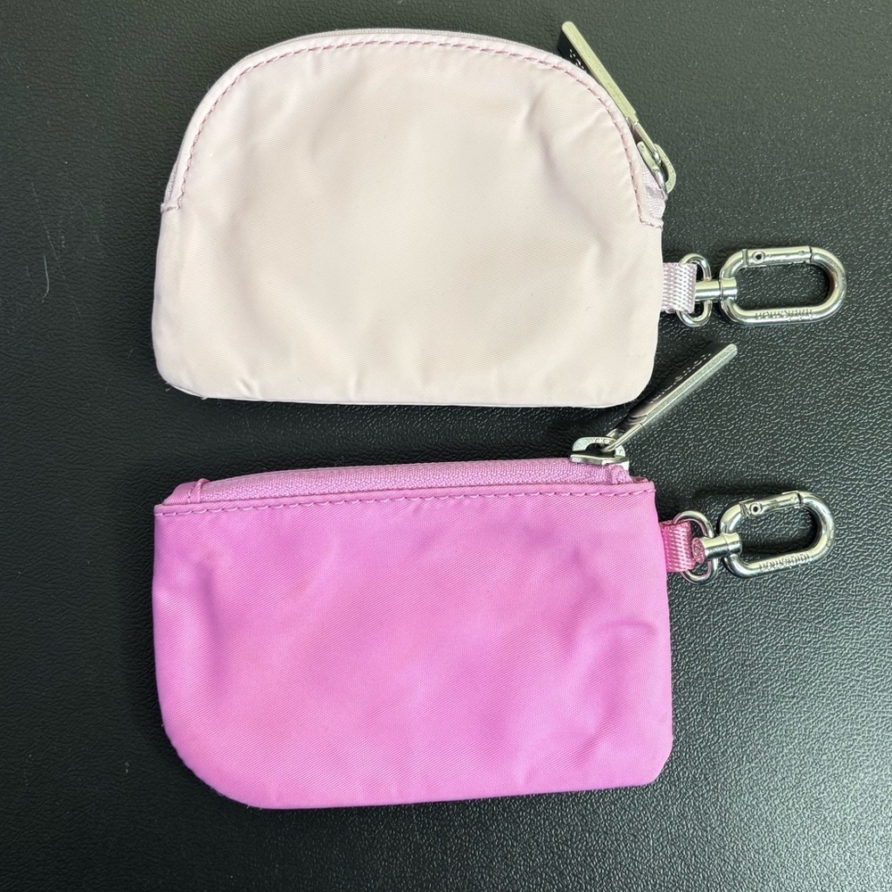 Lululemon Dual Pouch missing strap rose/light pink